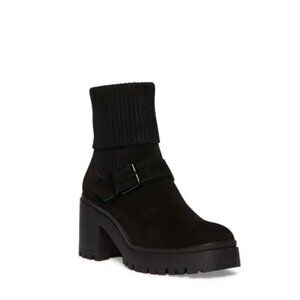 BLONDO Remi Waterproof Stretch Knit Lug Bootie 8